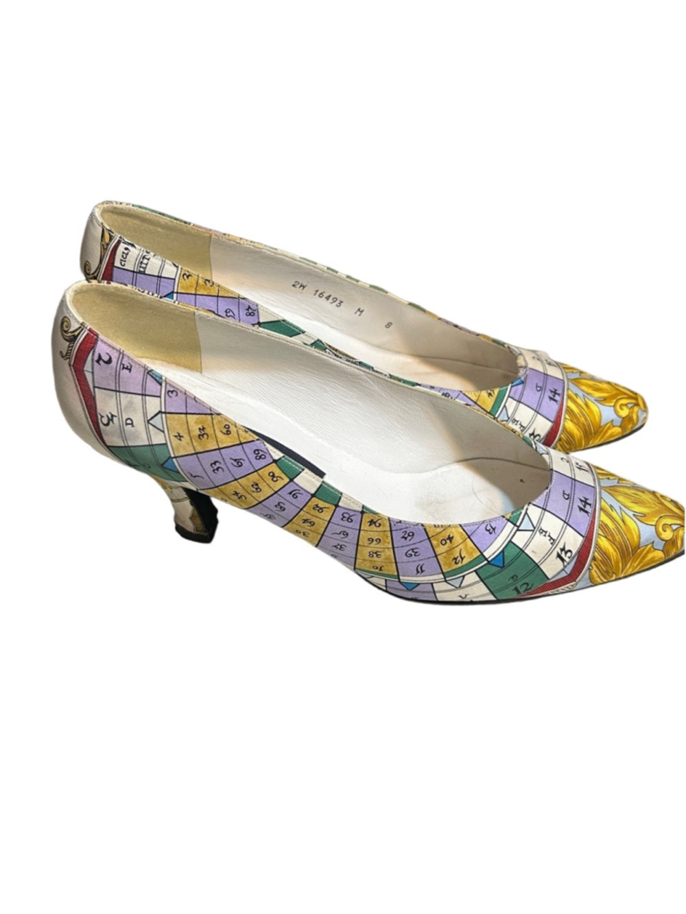Stuart Weitzman astrological zodiac vintage heels size 8